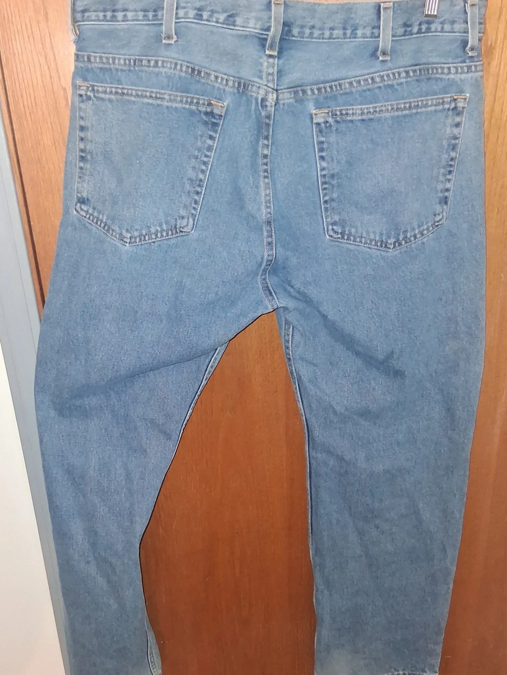 Men's Straight Light Wash Denim Jeans